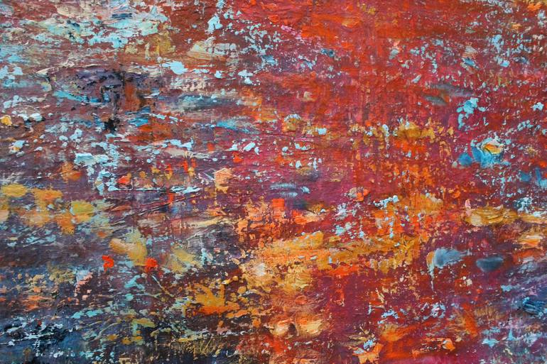 Original Abstract Expressionism Abstract Painting by Daphne Verheijke