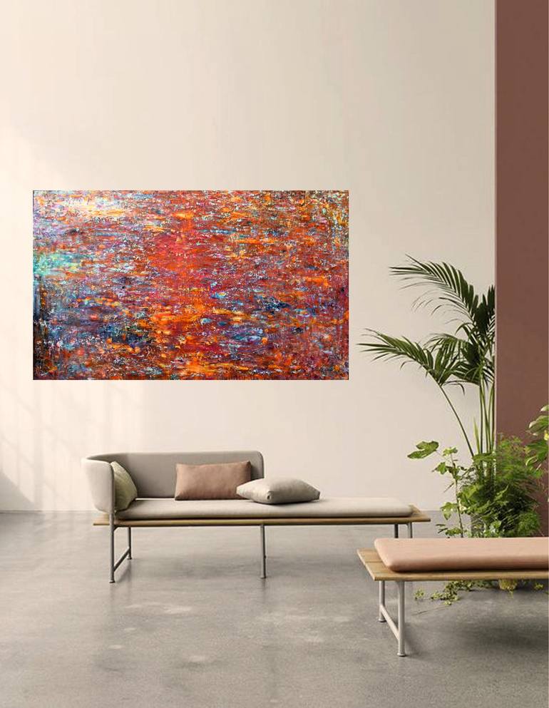 Original Abstract Expressionism Abstract Painting by Daphne Verheijke