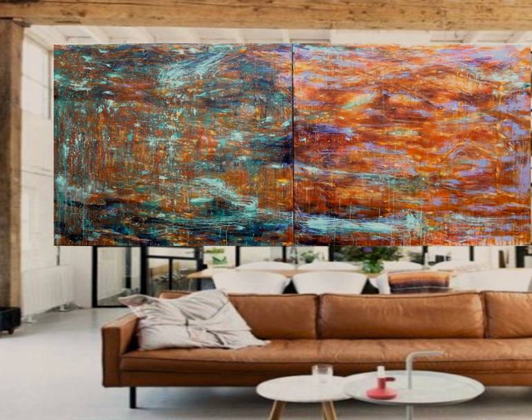 Original Abstract Painting by Daphne Verheijke