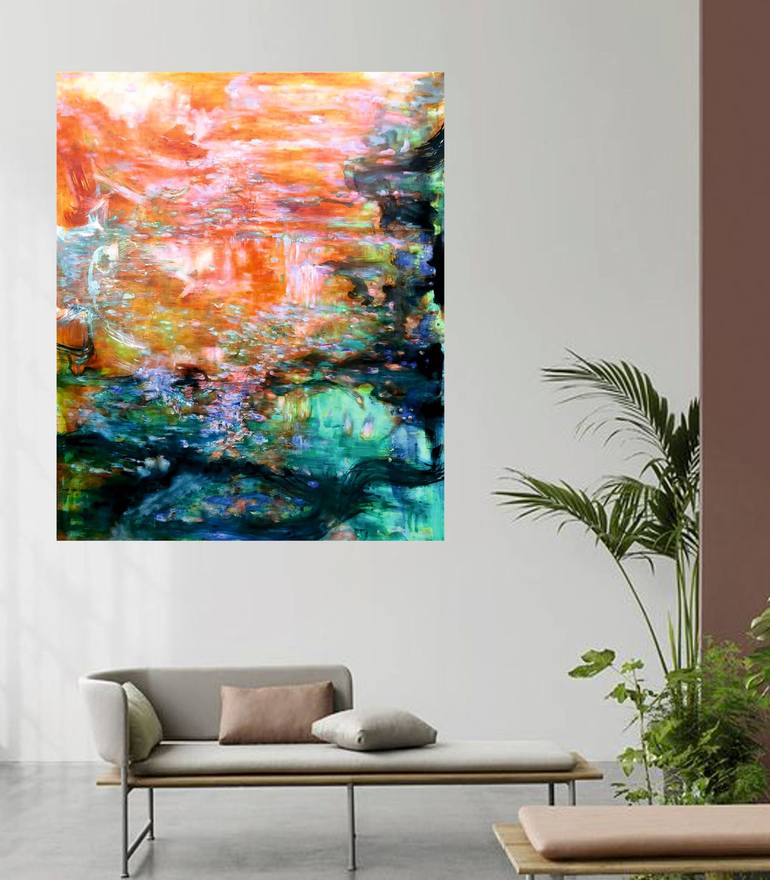 Original Abstract Painting by Daphne Verheijke