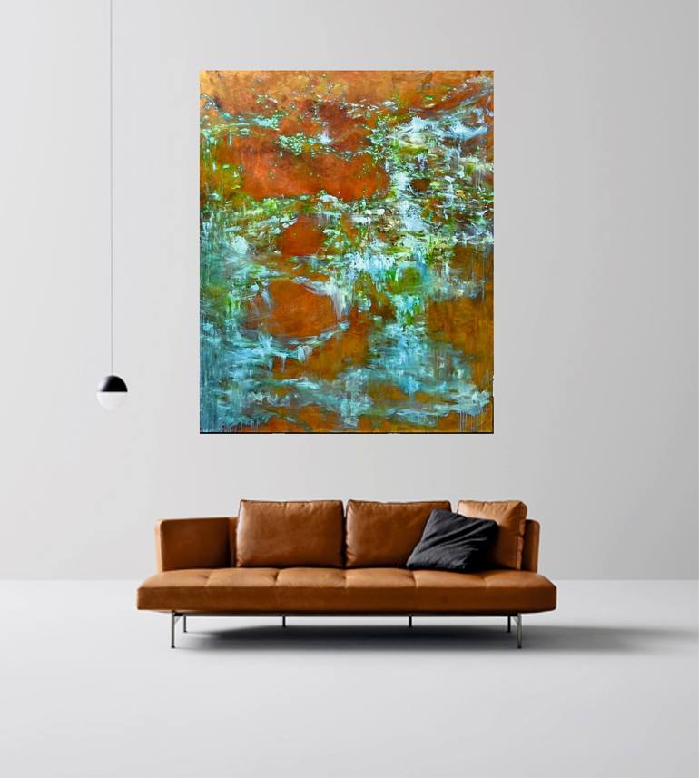 Original Abstract Expressionism Abstract Painting by Daphne Verheijke