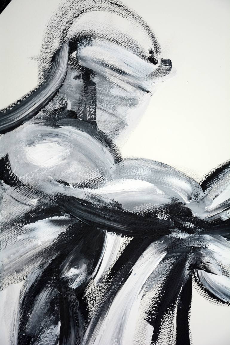 Original Modernism Body Painting by Razvan Zahu