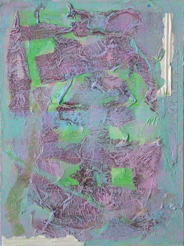Original Abstract Collage by Christine Grosaru Bleton
