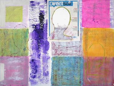 Original Abstract Collage by Christine Grosaru Bleton