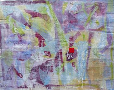 Print of Abstract Expressionism Abstract Collage by Christine Grosaru Bleton