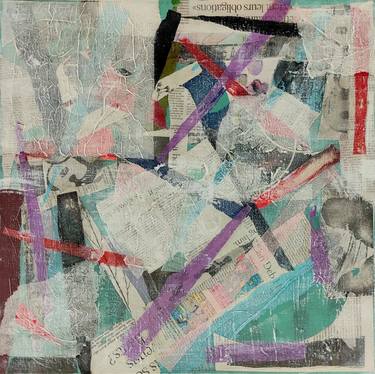 Print of Modern Abstract Collage by Christine Grosaru Bleton