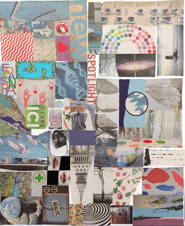 Collages 26 Collage by Christine Grosaru Bleton | Saatchi Art