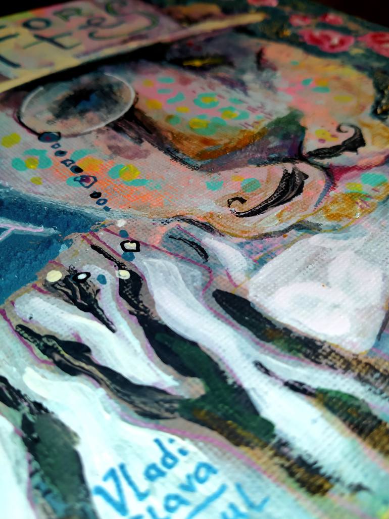 Original Portraiture Animal Painting by Vladislava Thul