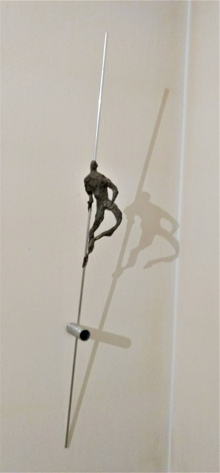 Original Abstract Men Sculpture by Rainer Schwenkglenks