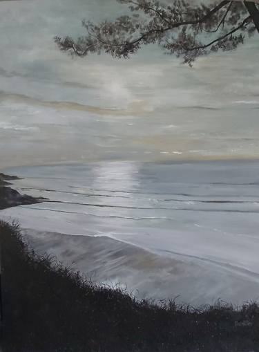 Print of Impressionism Beach Paintings by Cheryl Danton Perkins