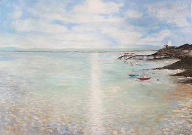 Print of Impressionism Beach Paintings by Cheryl Danton Perkins