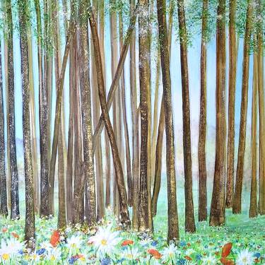 Print of Impressionism Floral Paintings by Cheryl Danton Perkins