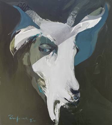 Original Abstract Animal Paintings by Fatmir Tufina