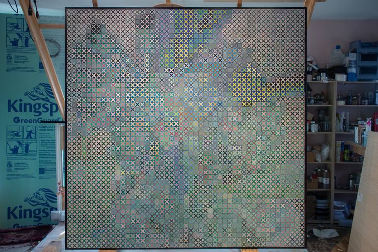 Original Abstract Nature Painting by Charles R Kiss