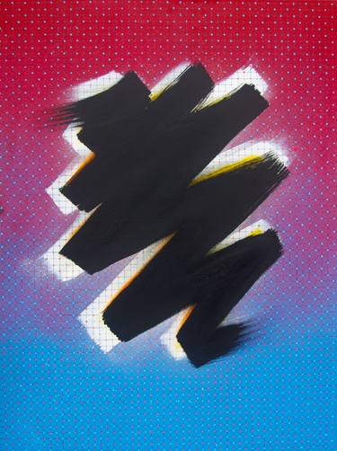 Original Street Art Abstract Paintings by Theo Robinson