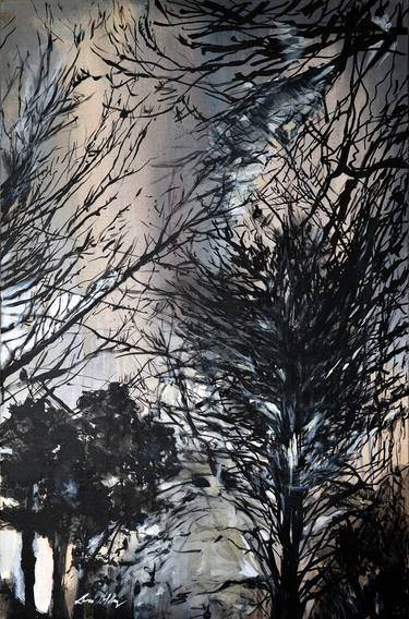 Original Expressionism Tree Paintings by Lori Goldberg