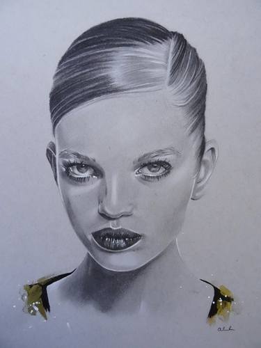 Original Fashion Drawing by Amber Louise Lawler