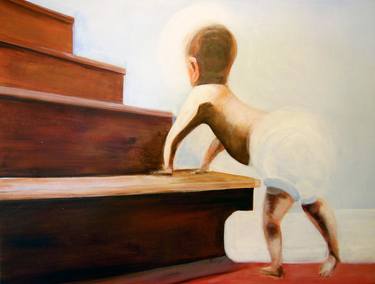 Print of Figurative Children Paintings by Chris Lammerts