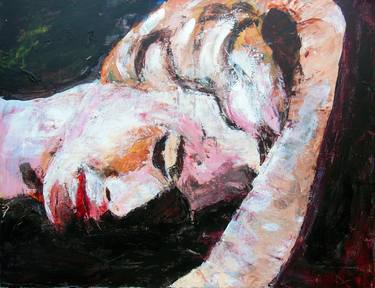 Original Expressionism Women Paintings by Chris Lammerts