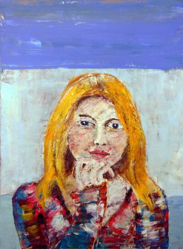 Original Expressionism Women Paintings by Chris Lammerts
