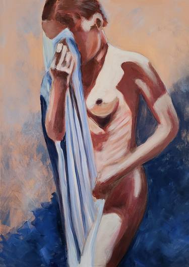 Nude on canvas thumb