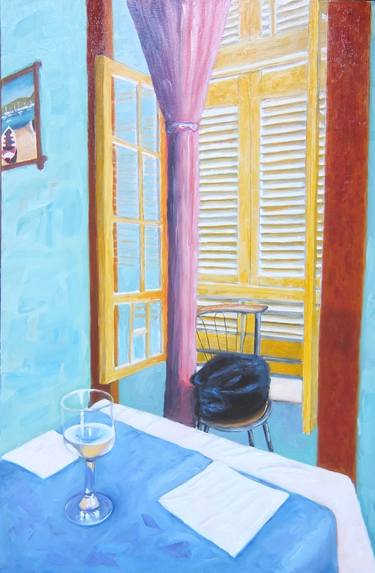 Original Expressionism Interiors Paintings by Rod Cargill