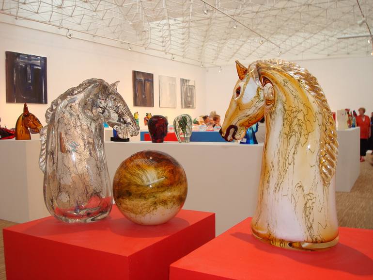 Original Fine Art Horse Sculpture by Izabela Rudzka