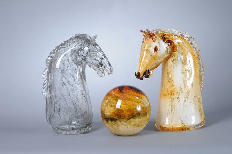 Original Horse Sculpture by Izabela Rudzka