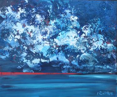 Original Abstract Landscape Paintings by Izabela Rudzka