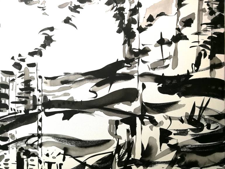 Original Minimalism Abstract Painting by Carita Schmidt