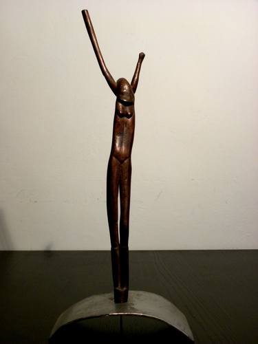 Original People Sculpture by Giuseppe Pizzimenti Lutras