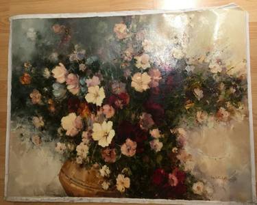 Original Floral Painting by Anahit Petrosyan