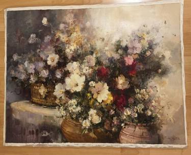 Original Floral Painting by Anahit Petrosyan