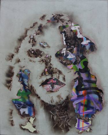 Print of Abstract Portrait Collage by Junaidi Junaidi