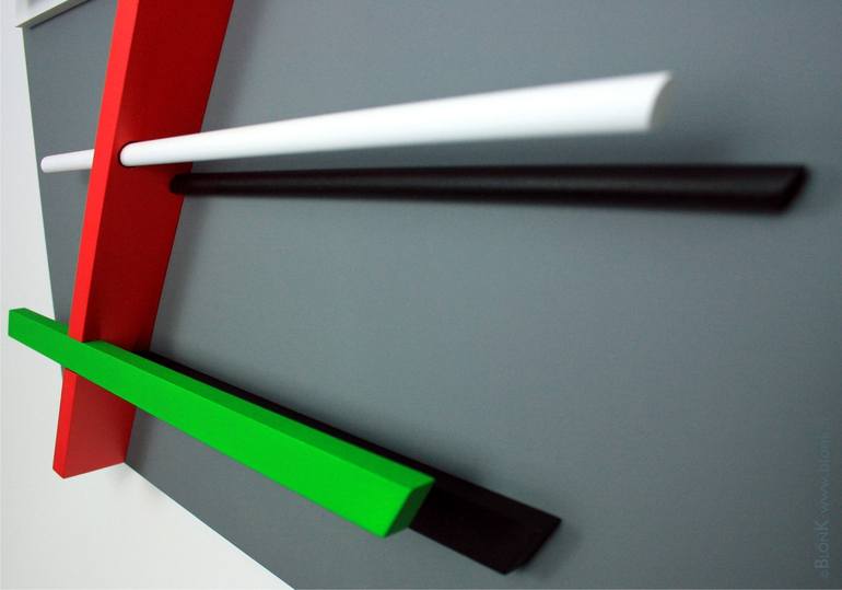 Original Cubism Abstract Painting by Johannes Blonk