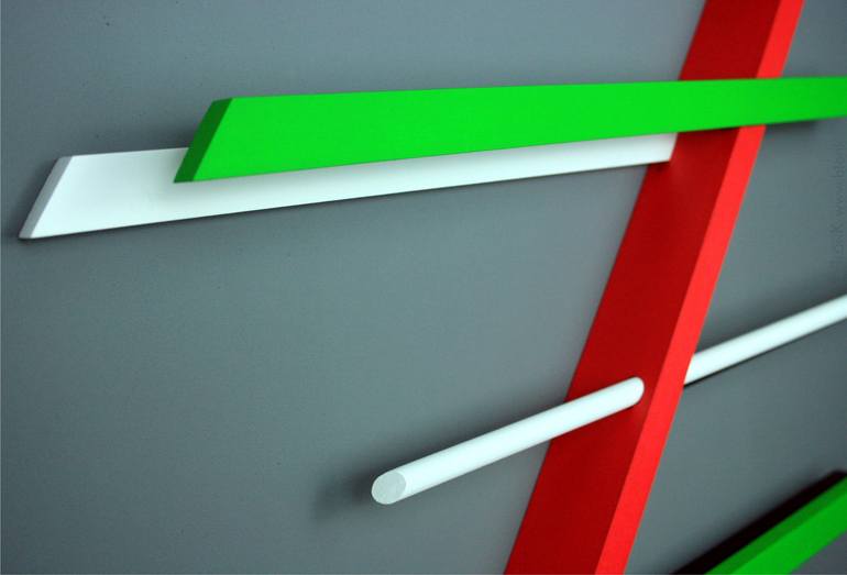 Original Cubism Abstract Painting by Johannes Blonk