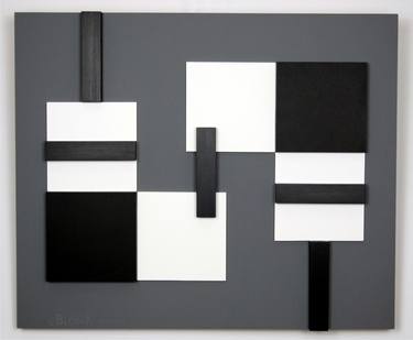 Original Abstract Geometric Paintings by Johannes BlonK