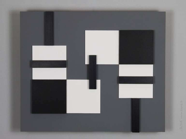 Original Geometric Painting by Johannes BlonK