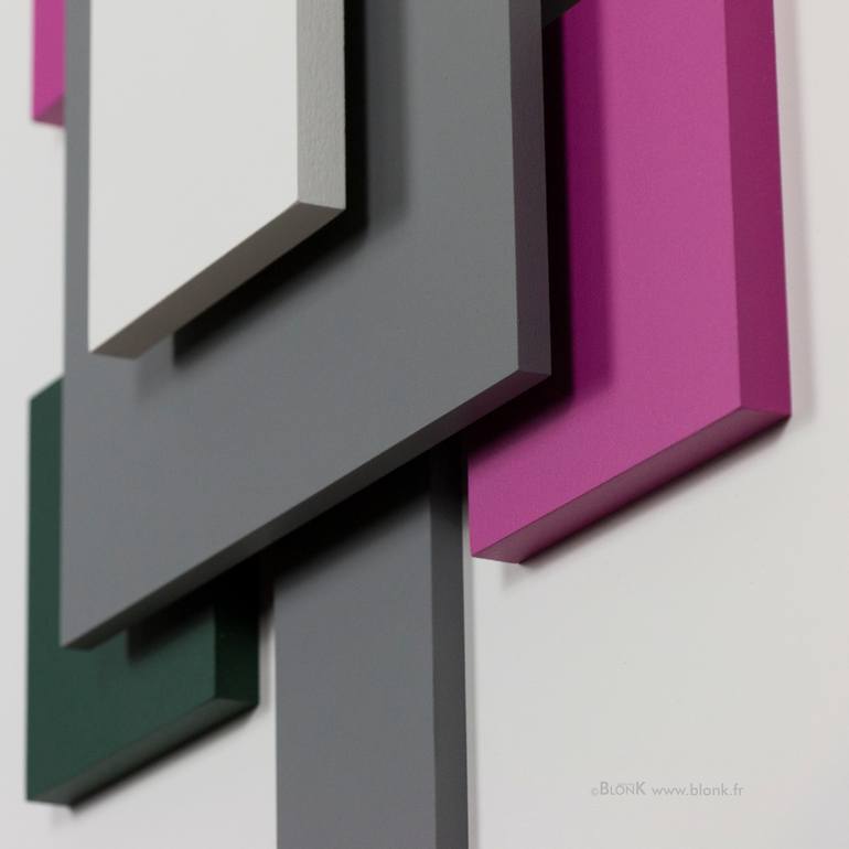 Original Abstract Geometric Installation by Johannes BlonK