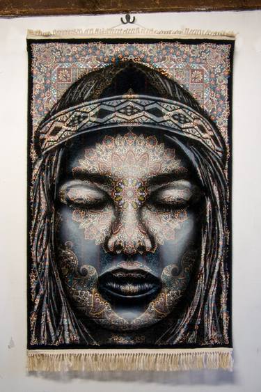 Original Figurative Women Painting by Mathieu Bories