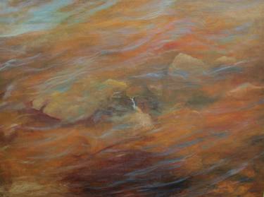 Original Fine Art Abstract Painting by Claire Marie Gosselin