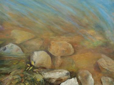 Original Fine Art Abstract Painting by Claire Marie Gosselin