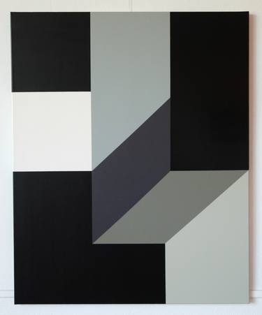 Original Geometric Painting by Silvain Joblin