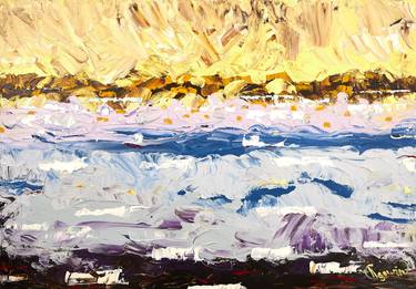 Original Expressionism Seascape Painting by Claus Gawin