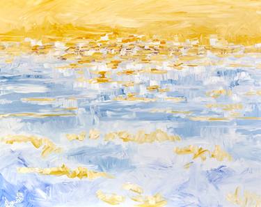 Original Abstract Expressionism Seascape Paintings by Claus Gawin