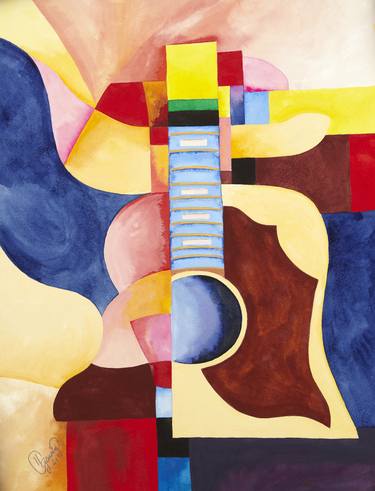 Original Abstract Expressionism Music Paintings by Claus Gawin