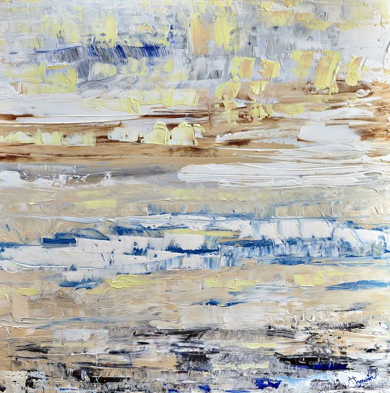 Original Abstract Seascape Paintings by Claus Gawin