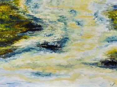 Original Abstract Expressionism Water Paintings by Claus Gawin