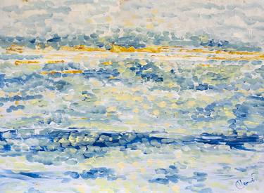 Original Impressionism Water Paintings by Claus Gawin