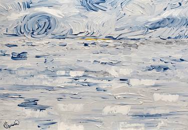 Original Expressionism Seascape Paintings by Claus Gawin